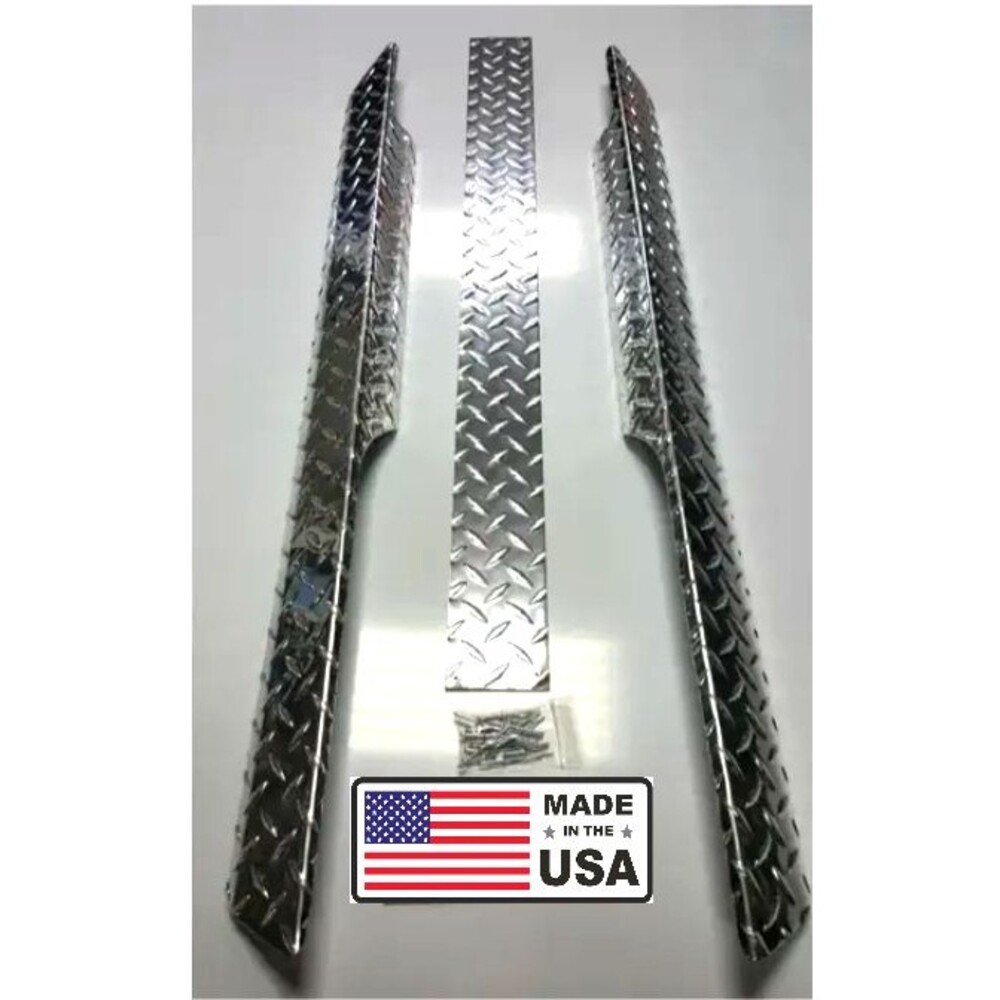 EZGO Golf Cart Part Diamond Plate Rocker Panel covers & Kick 2014 -18 TXT USA